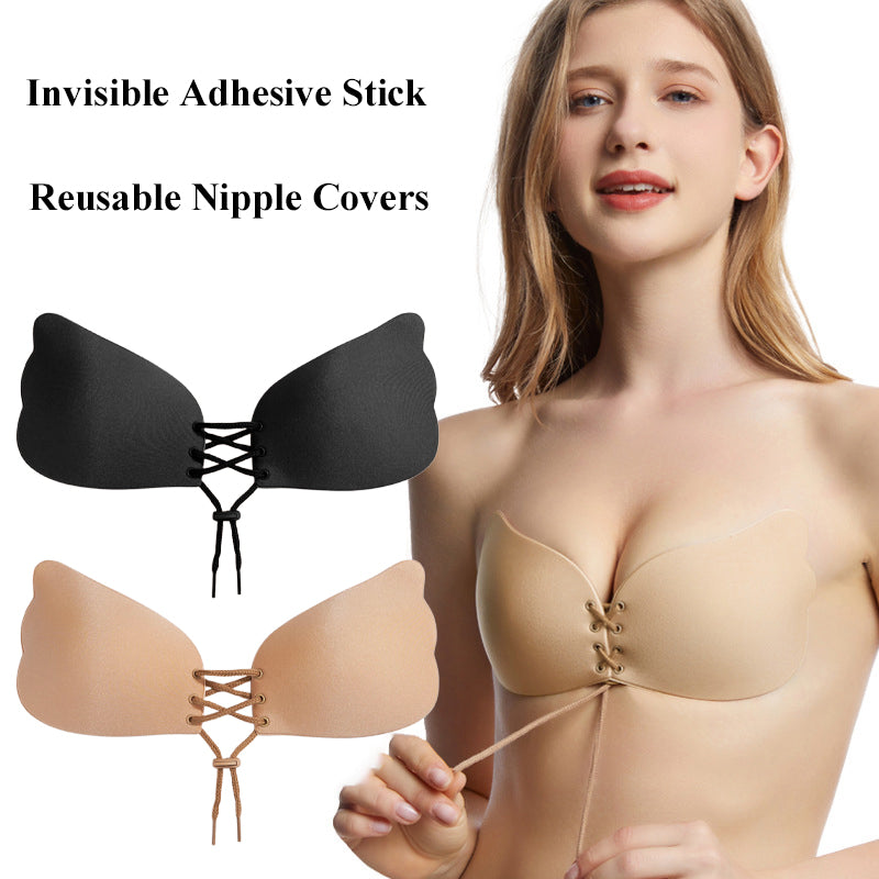 Women's Strapless Adhesive Push-Up Bra – Backless & Invisible