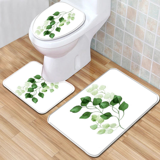Modern Minimalist Bathroom Mats Three-piece Set