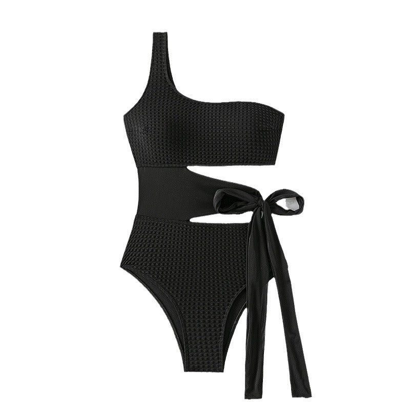 Swimsuit Women's Lace-up Hollow One-piece