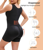 Women's Full Body Compression Shapewear Bodysuit – Tummy Control, Butt Lift & Body Sculpting