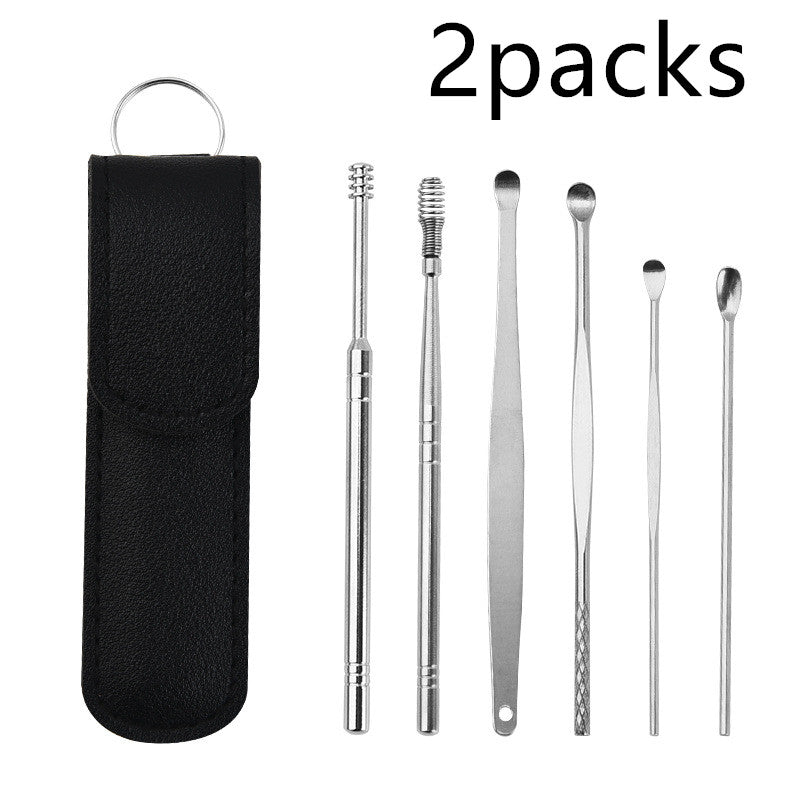 stainless steel ear cleaning kit