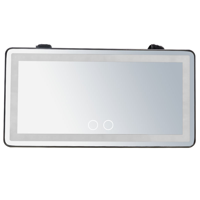 Car LED High-definition Makeup Mirror Three-color Light