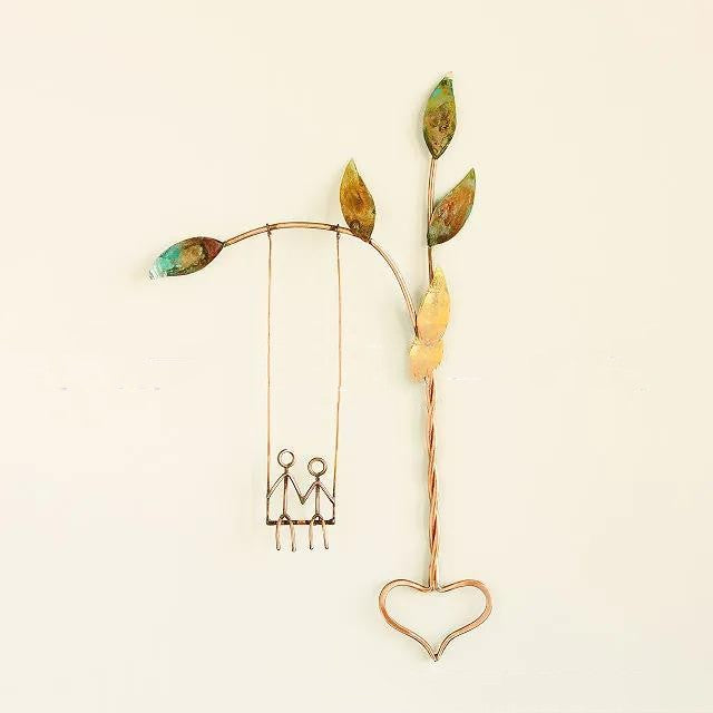 Valentine's Day Rooted In Love Swing Wall Hanging