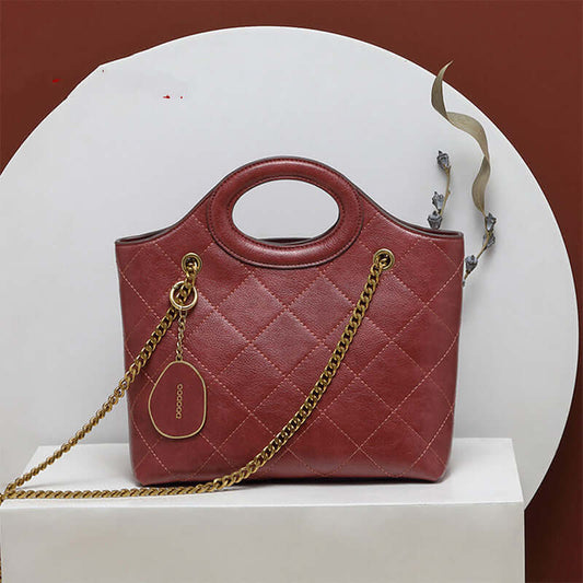 Bag Women New Fashion Ins Lingge Chain Bag Simple