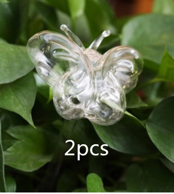 Glass Automatic Self Watering Bird Watering Cans Flowers Plant Decorative Clear Glass Watering Device Houseplant