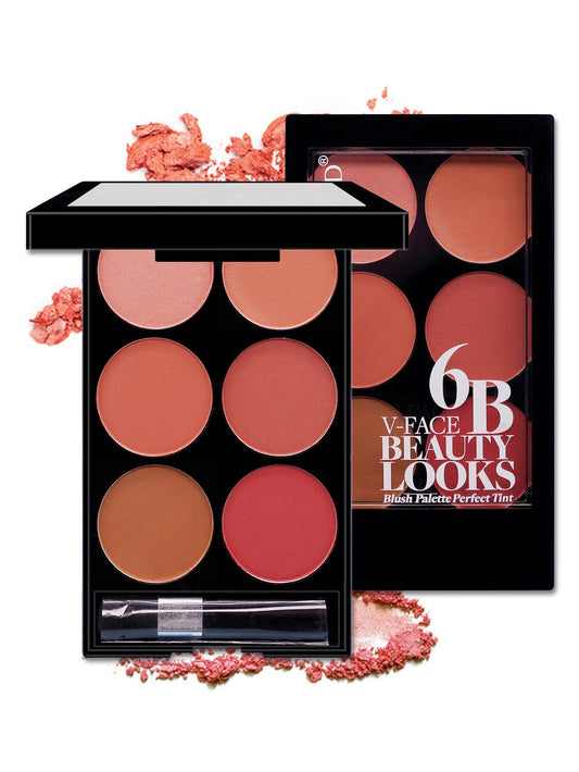 Makeup multi-color boutique domestic product six-color blush repair makeup