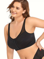 Women’s Front Closure Wireless Support Bra, Women’s Post-Surgery Support Bra