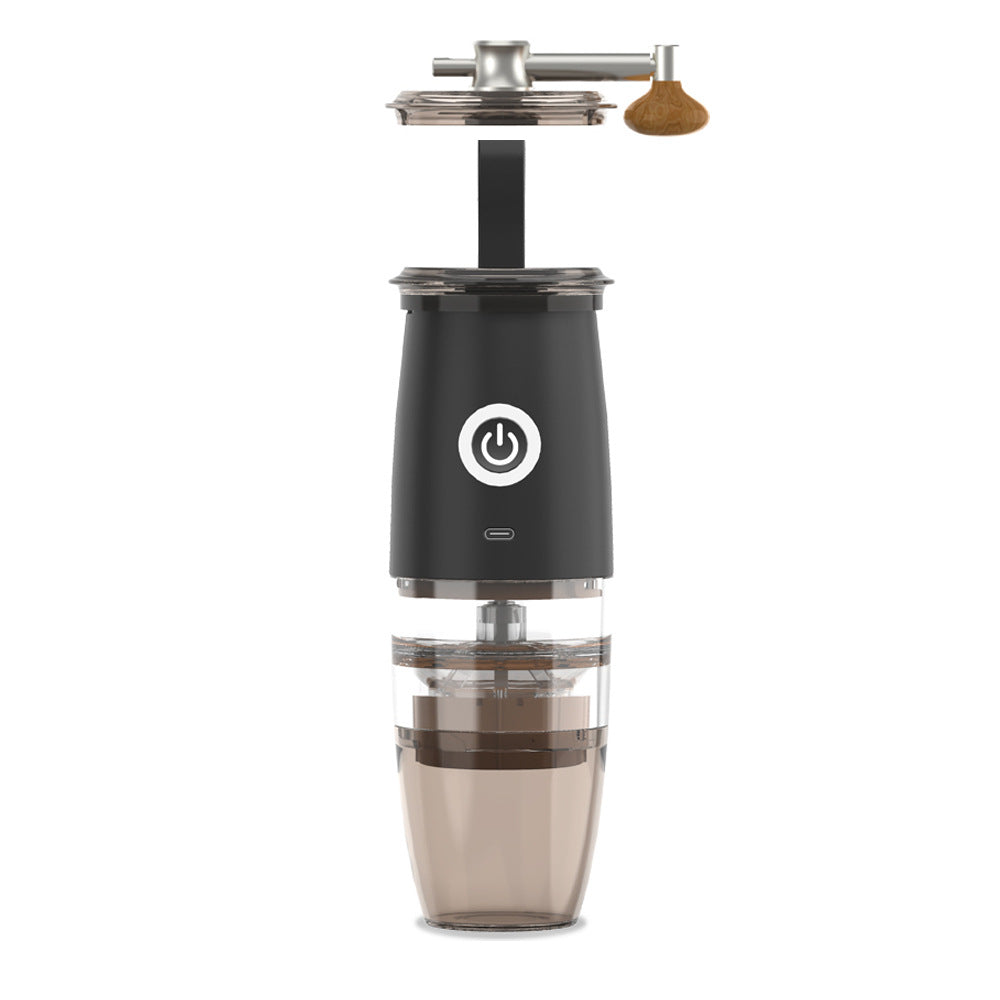 Small Coffee Machine Portable Coffee Bean Grinder USB Electric Manual Integrated