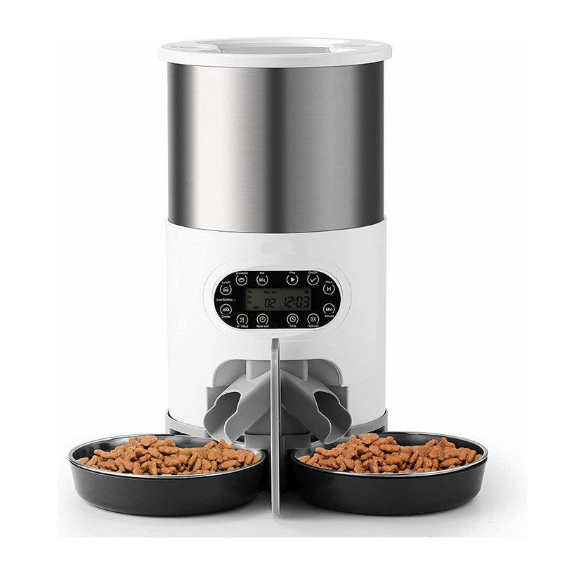 Feeder with Timer Recording 45L Double Meal for Dogs and Cats