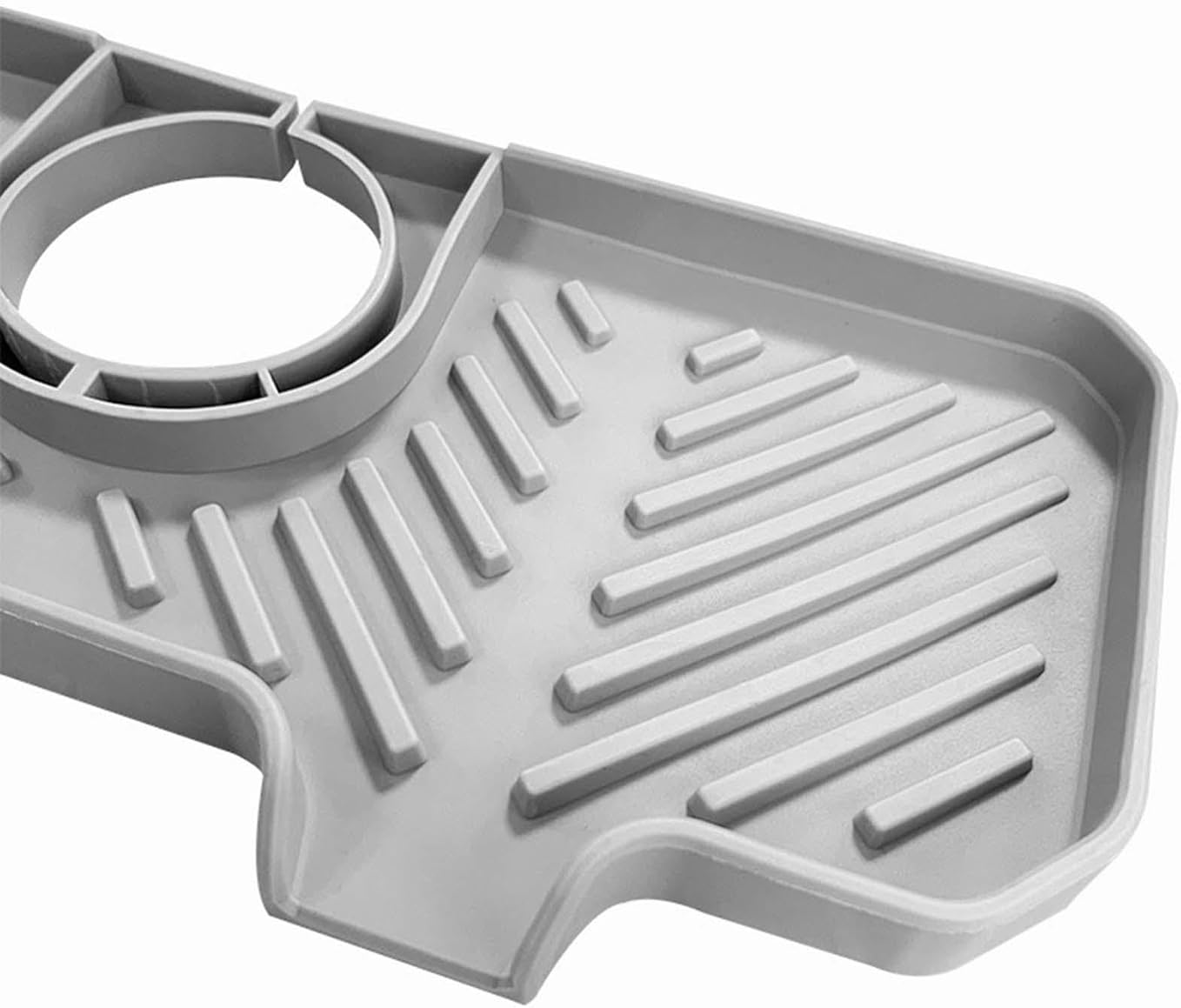 Splash Proof Faucet Drain Guard, Waterproof Kitchen Sink Splash Guard