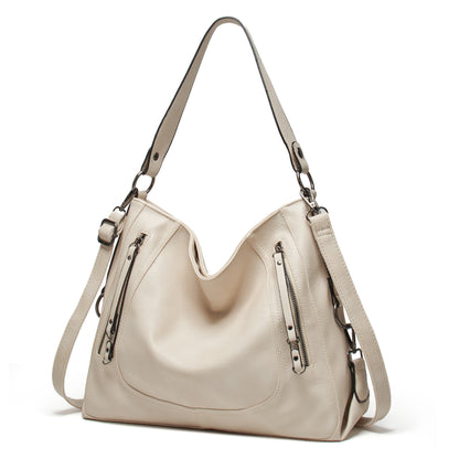 Women’s Large Capacity Retro Handbag - Casual Hobo Shoulder Bag