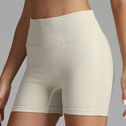 Women’s Seamless Yoga Shorts, Women High Waist Hip Lifting shorts