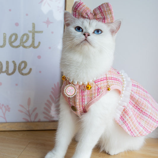 Pet Skirt Cat Fashion Cute Dress