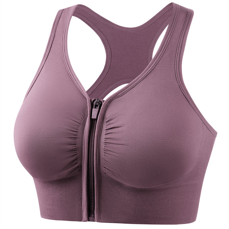 Women’s Front Zip Sports Bra, Women’s Racerback Sports Bra