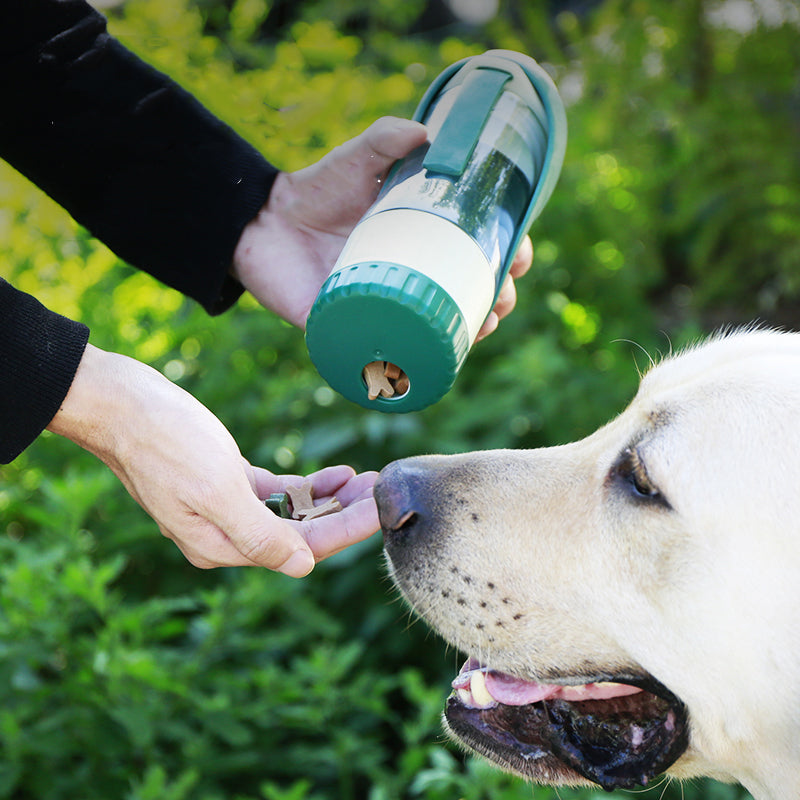 Multifunctional Dog Water Bottle Silicone Foldable Portable