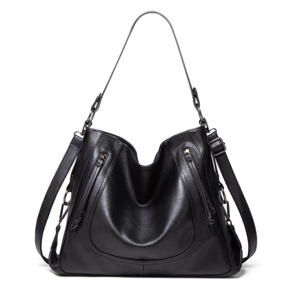 Women’s Large Capacity Retro Handbag - Casual Hobo Shoulder Bag