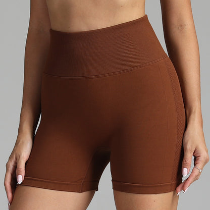 Women’s Seamless Yoga Shorts, Women High Waist Hip Lifting shorts