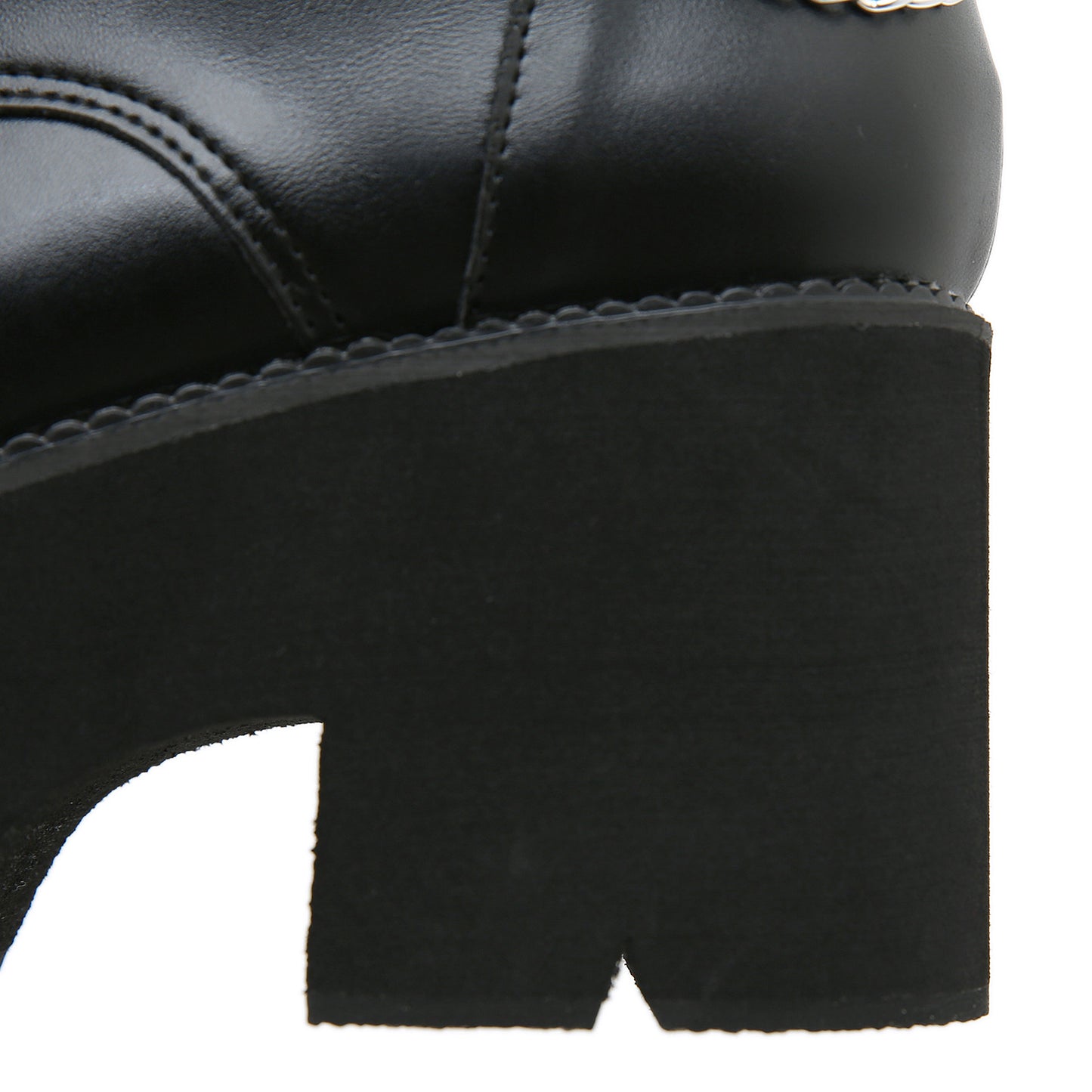 Women's Black High-heeled Dr Martens Boots
