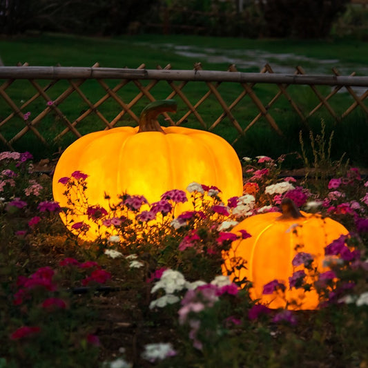 Outdoor Solar Pumpkin Lights Rural Farm Creative Luminous Landscape Outdoor Waterproof Courtyard Lawn Lamp Halloween Party Decor Halloween Decorations