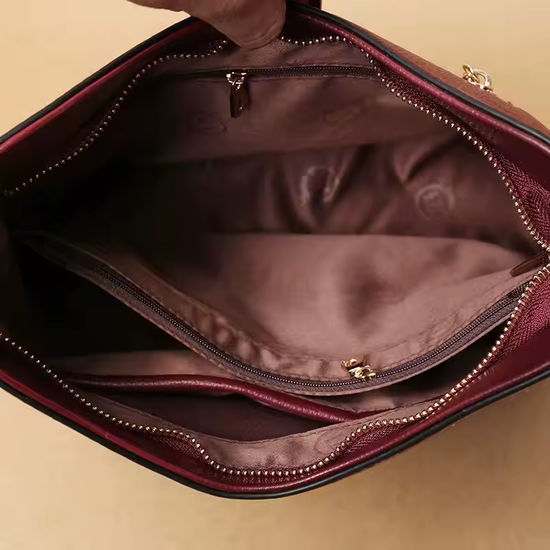 Women Leather Shoulder Bag - Wax Leather Bag - One Shoulder Cross Bag