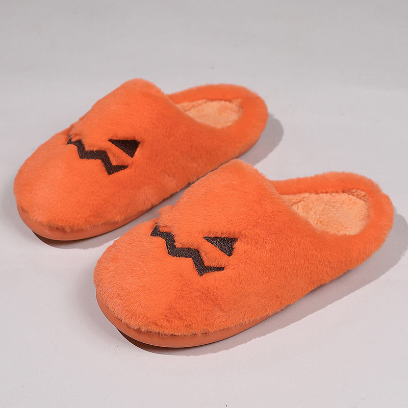 Halloween Pumpkin Warm Slippers