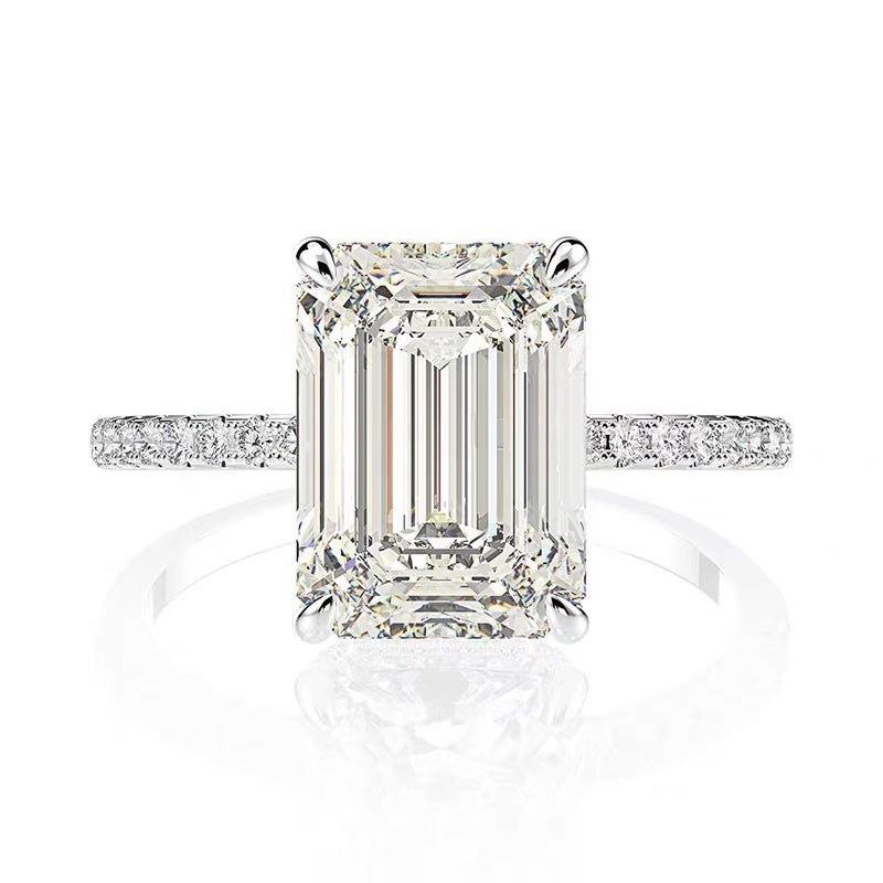 Women's Diamond Sparkling Carat Baguette Ring