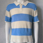 Men’s Short Sleeve Knitted Polo Sweater, Men’s Striped Knitted Polo Sweater, Men’s Lightweight Acrylic Polo Sweater, Men’s Summer Knitted Polo Sweater, Men’s Acrylic Knit Polo Sweater kocsend.com