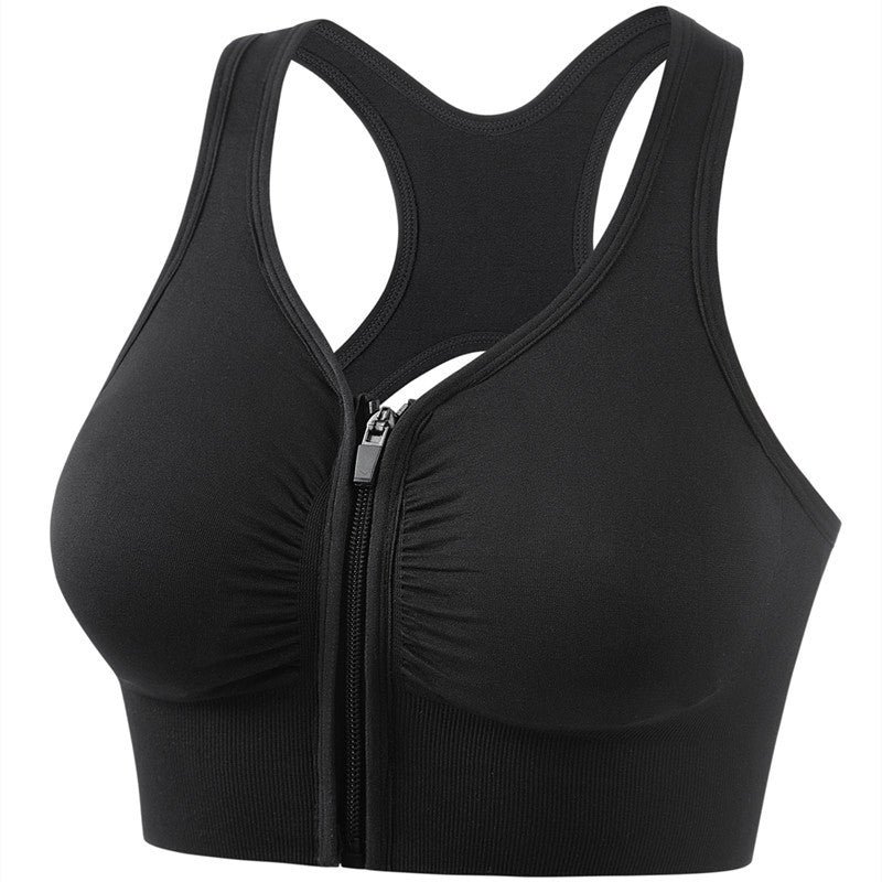 Women’s Front Zip Sports Bra, Women’s Racerback Sports Bra