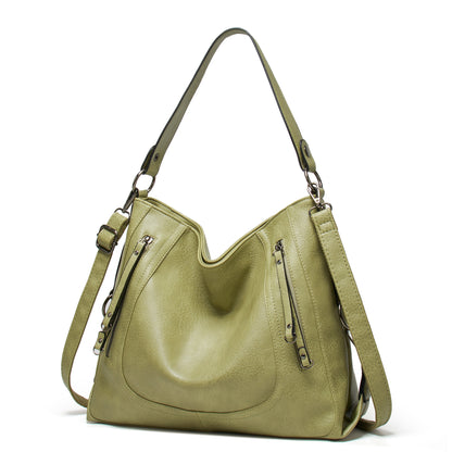 Women’s Large Capacity Retro Handbag - Casual Hobo Shoulder Bag
