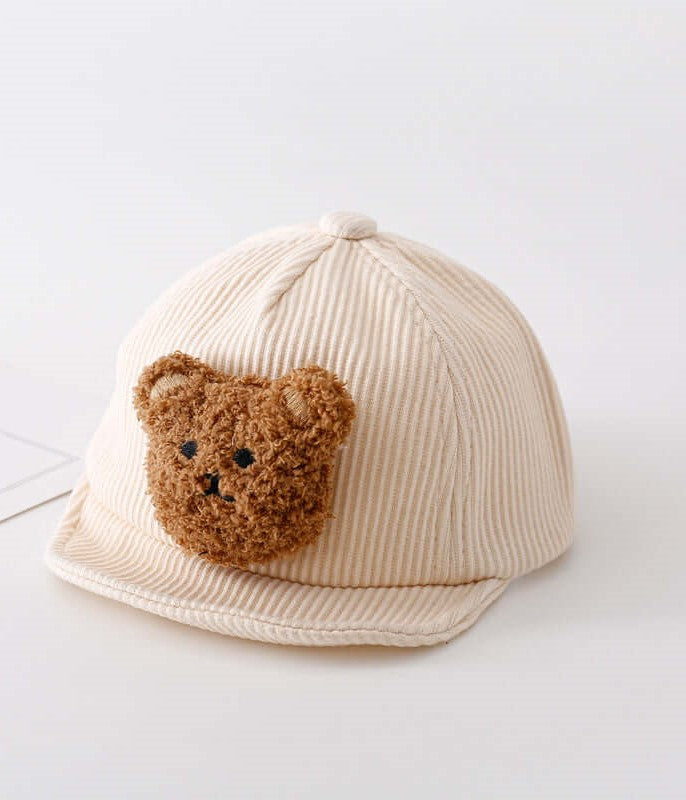 Teddy Bear Baby Hat - Baby Hat - Baby Adjustable Hat