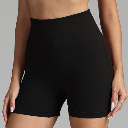 Women’s Seamless Yoga Shorts, Women High Waist Hip Lifting shorts