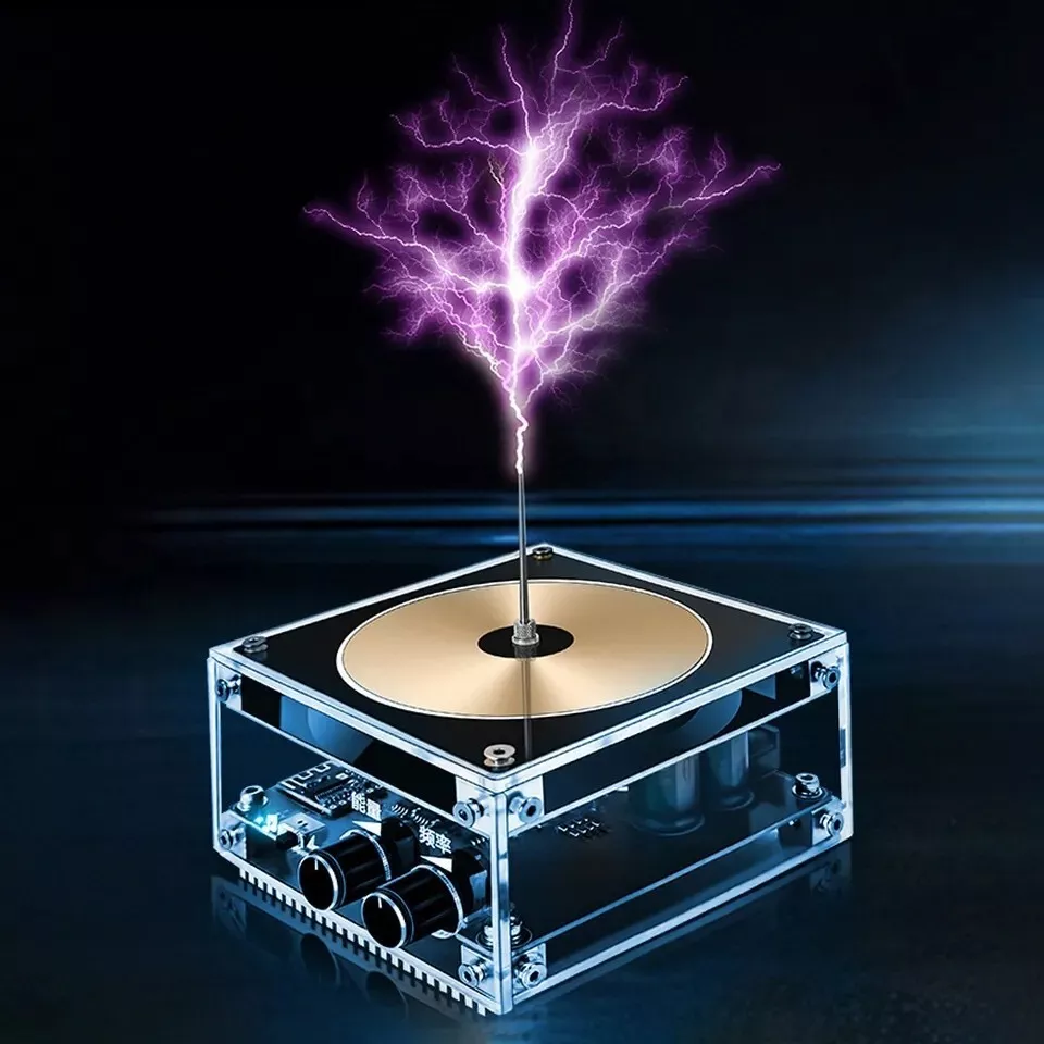 Tesla Coil Speaker - Music-Activated Artificial Lightning Arc