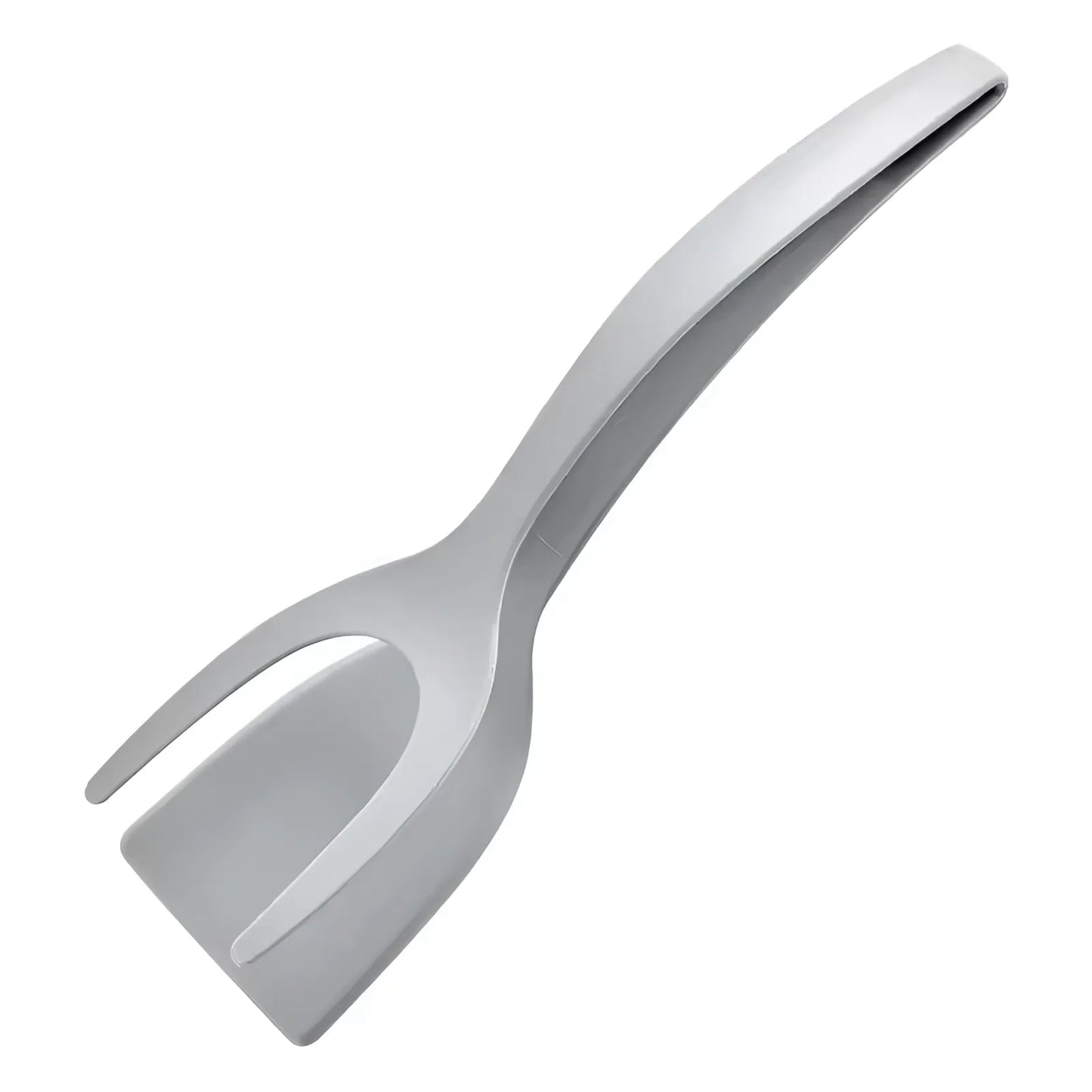 2-in-1 Gripping and Turning Tongs, Fry Turning Spatula, Frying Tongs