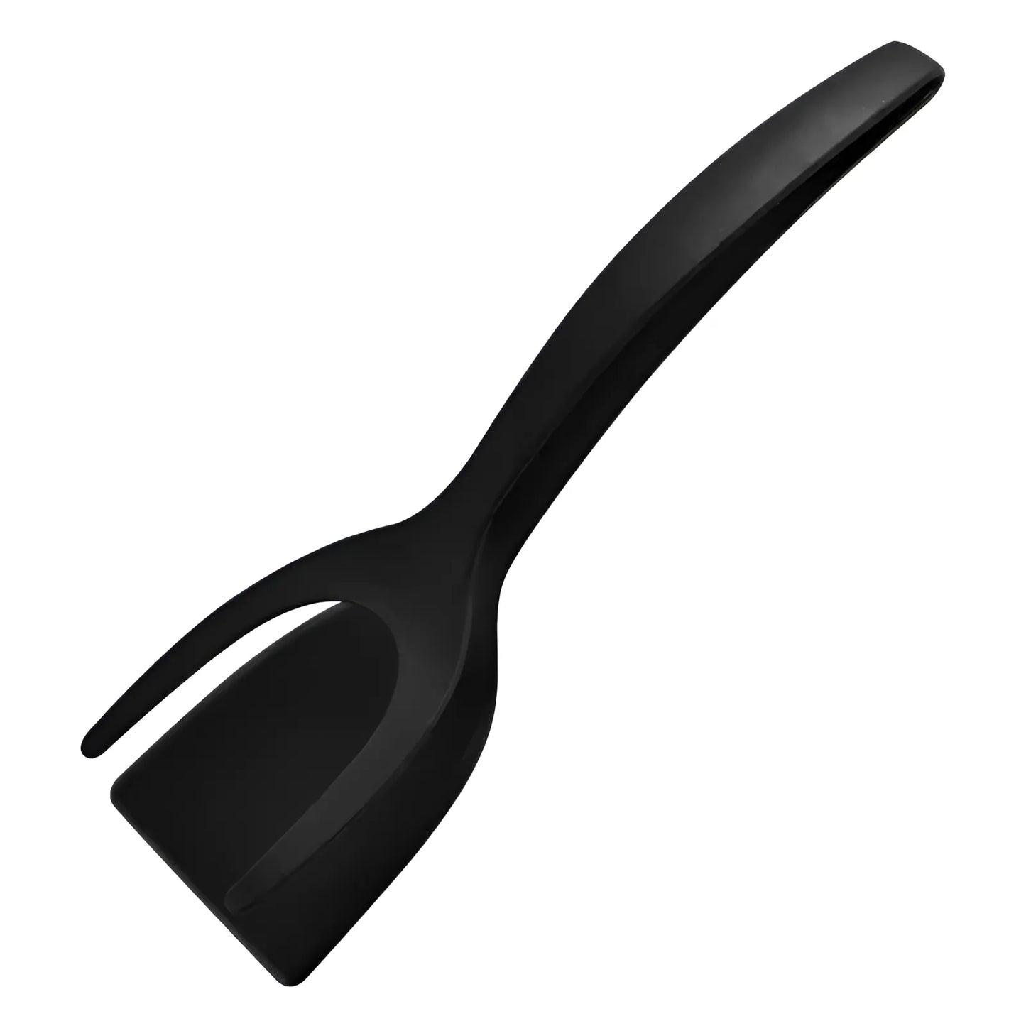 2-in-1 Gripping and Turning Tongs, Fry Turning Spatula, Frying Tongs